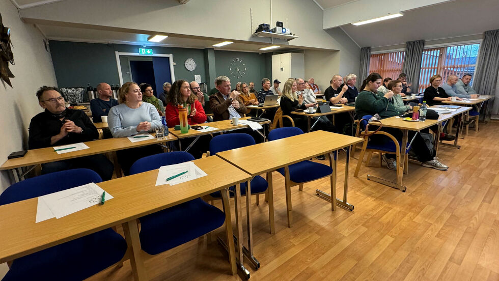 Finnmark Senterparti hadde sitt nominasjonsmøte i Lakselv lørdag 26. oktober.
 Foto: Irmelin Klemetzen