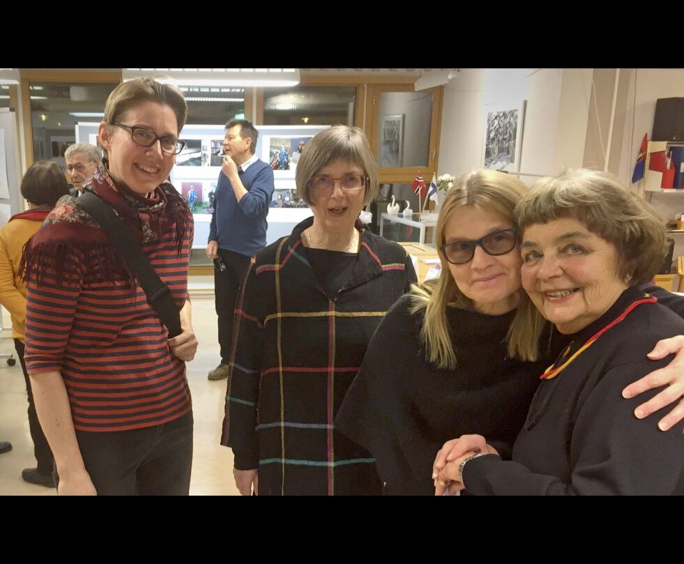 Fra venstre Sonja Siltala, Rønnaug Ryssdal, Helena Maliniemi og Maija Hoikka.
 Foto:  Inger Johanne Rosland