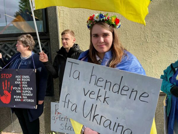 Varm støtte til Ukraina