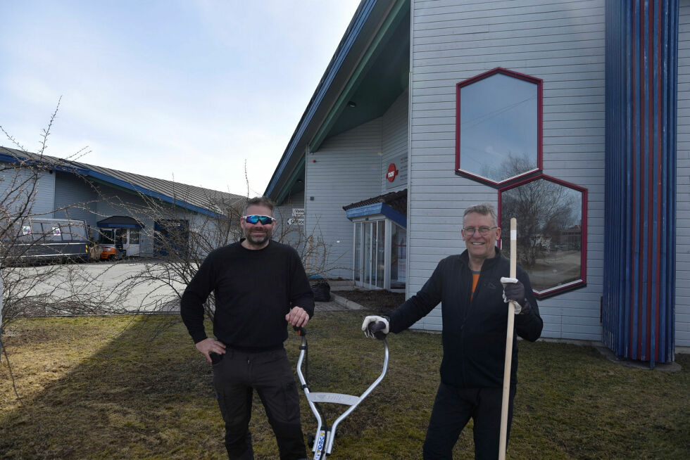 Fra venstre Ørjan Langsholt og Karl Bjarne Hansen.
 Foto: Oskar Melkeraaen Aas
