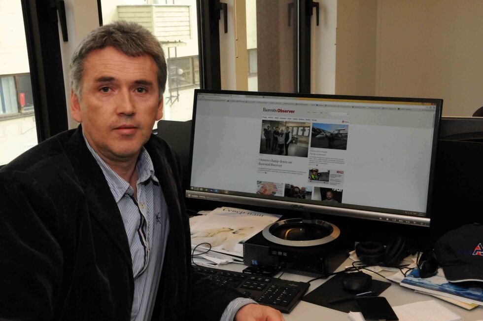 Redaktør Thomas Nilsen i The Independent Barents Observer er utestengt fra Russland i fem år, angivelig for å utgjøre en fare for rikets sikkerhet, noe han stiller seg uforståelig til.
 Foto: Hallgeir Henriksen (arkiv)
