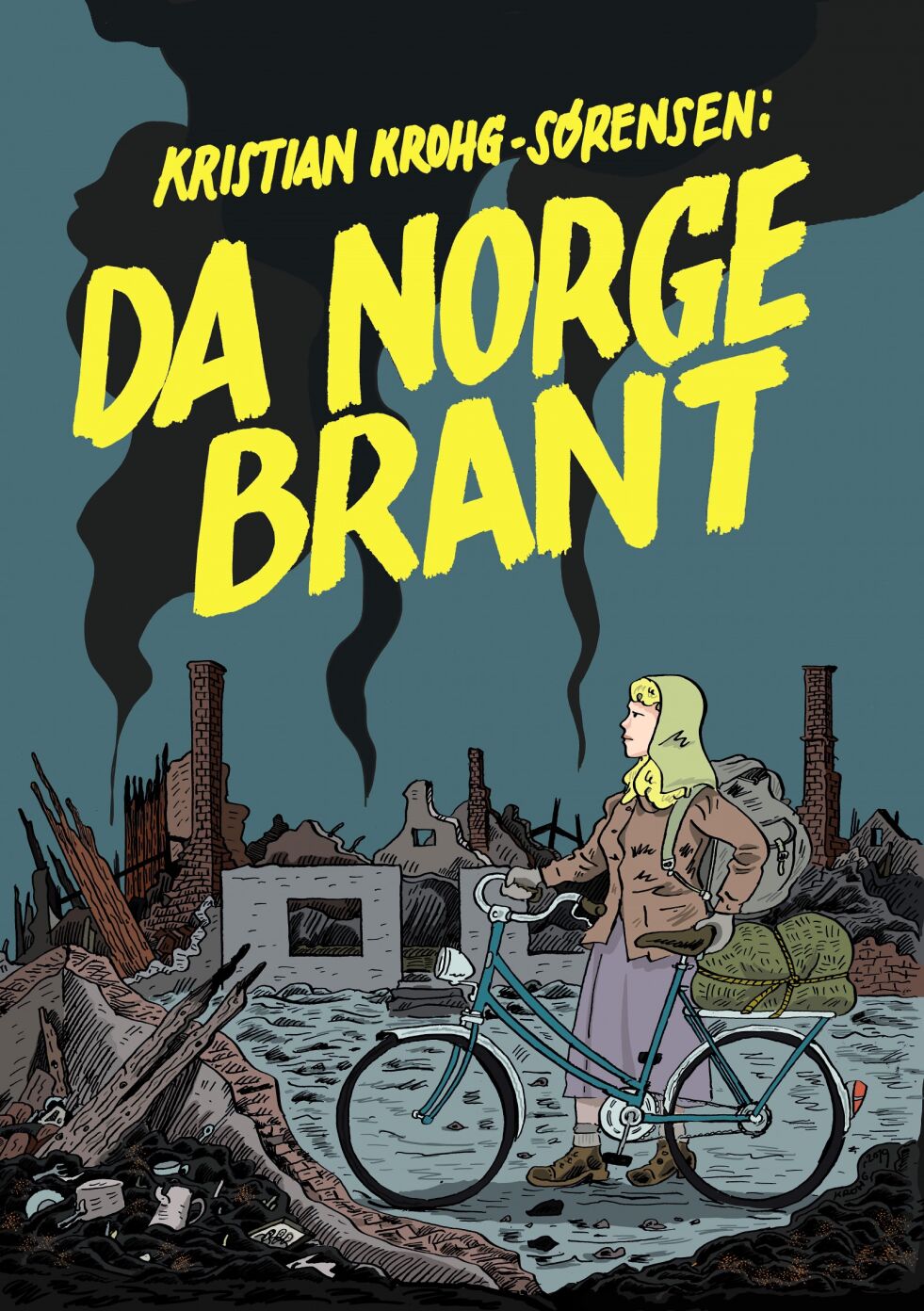 Tegneserieheftet Da Norge brant skildrer krigen i Øst-Finnmark.