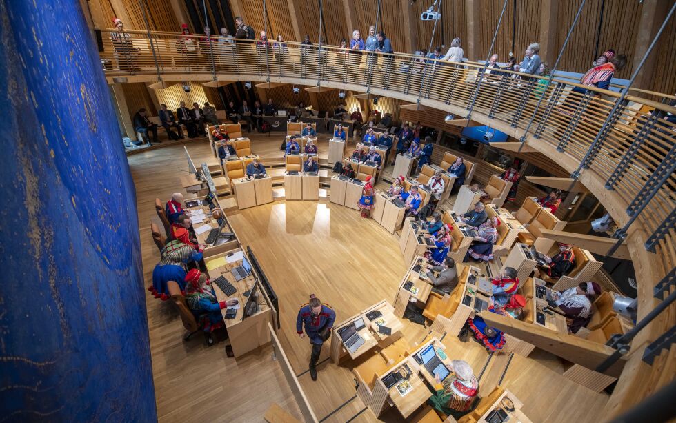 Hvem skal fylle denne salen til høsten? Det avgjøres i sametingsvalget 8. september 2025.
 Foto: Cecilie Bergan Stedal
