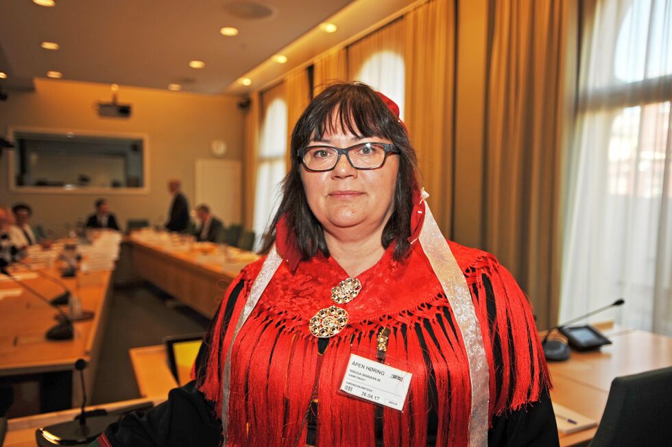 Sametingsråd Mariann Wollmann Magga vil at Stortinget utsetter behandlingen av stortingsmeldingen om reindrift.
 Foto: Erik Brenli