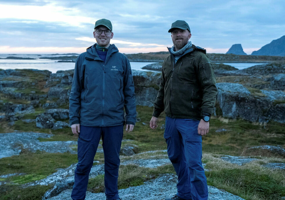 Chris-Thomas Jørgensen (til venstre) og Ole Magnar Nilsen har startet nytt selskap som tilbyr foto- og videoproduksjon på land, i lufta og under vann.
 Foto: Privat