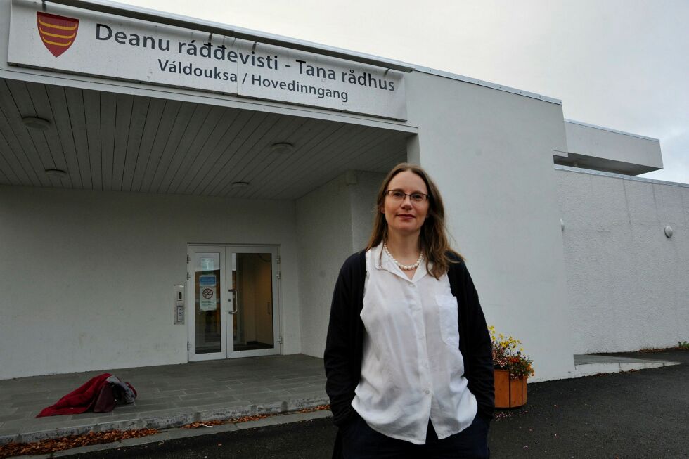 Ragnhild Rajala Lautz i folkeaksjonen Leve Laksefjordvidda konstaterer at vindkraft ikke fortjener merkelappen grønn energi.
FOTO: Birgitte Wisur Olsen
