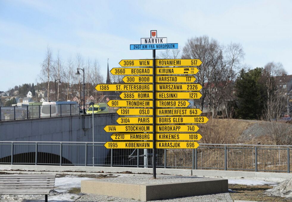 Man liker stedsnavn i Narvik, men vil de se samisk kommunenavn? (Foto: Steinar Solaas)