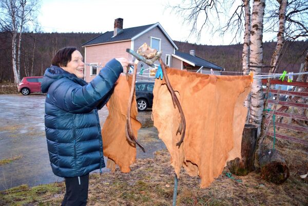 Pia Jannok fra Karasjok gjør seg klar for Šoop Šoop