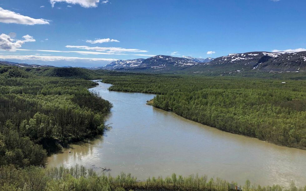 I år selger både Finnmarkseiendommen og Lakselv grunneierforening fiskekort i Lakselva. FeFo har valgt å variere pris ut fra hvor folk bor, med lavere priser til de som bor i Porsanger og Finnmark. Grunneierforeningen har lik pris uansett om man bor i Finnmark eller andre steder.
 Foto: Sara Olaussen Stensvold