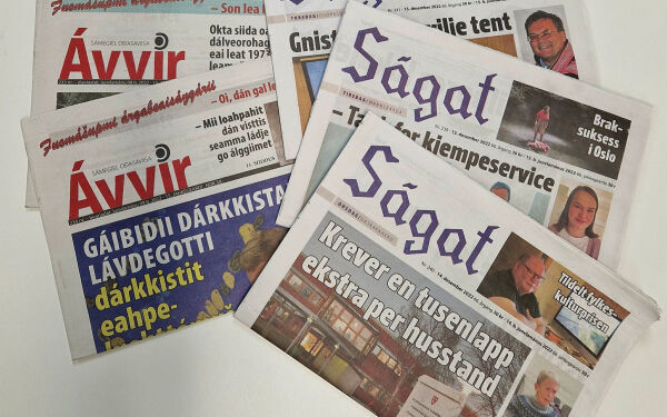 39 millioner til samiske aviser