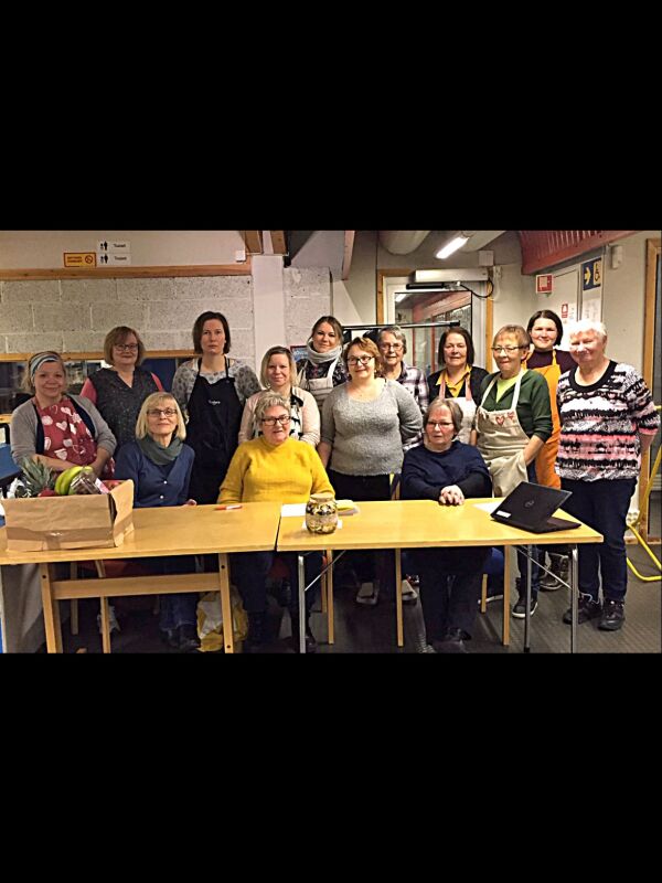 Fullsatt rømmegrøtkafé