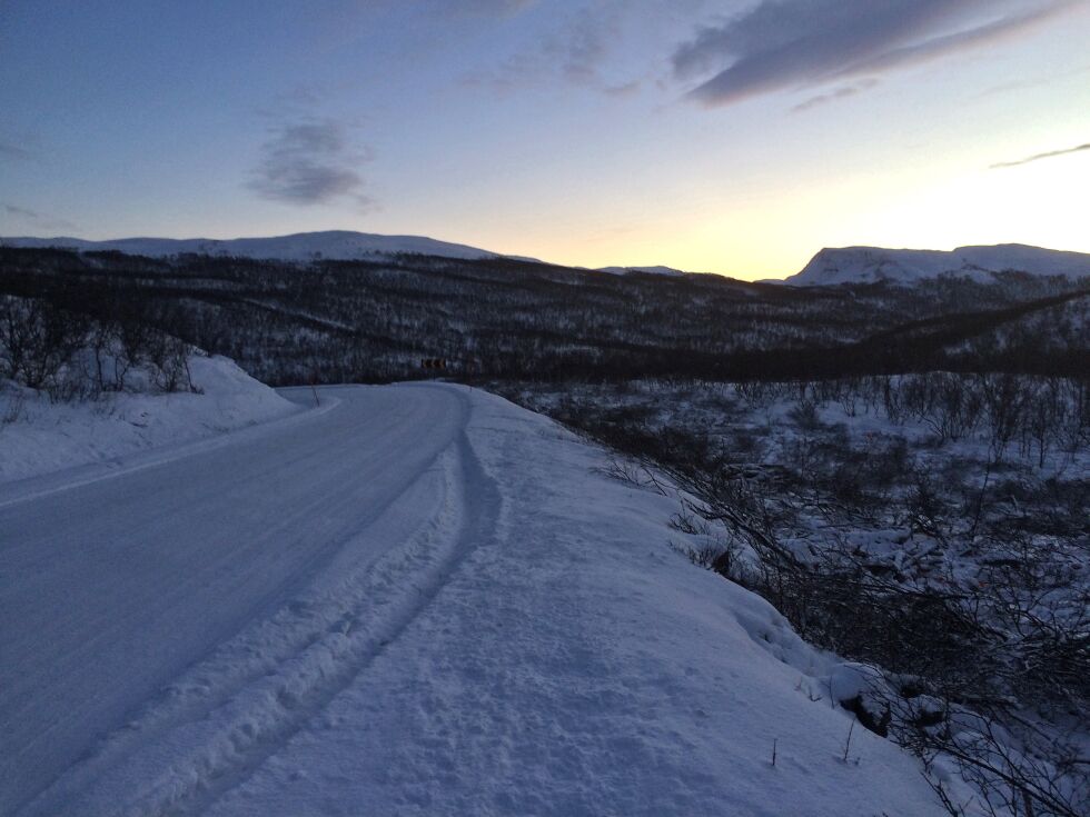 Jobben med å utbedre den vel to kilometer lange Tarmfjordbakken starte sist uke med skogrydding
 Foto: Tom Hardy
