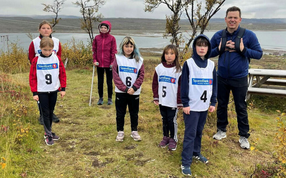 Her er fra starten for de yngste deltakerne – som løp 1.000 meter.