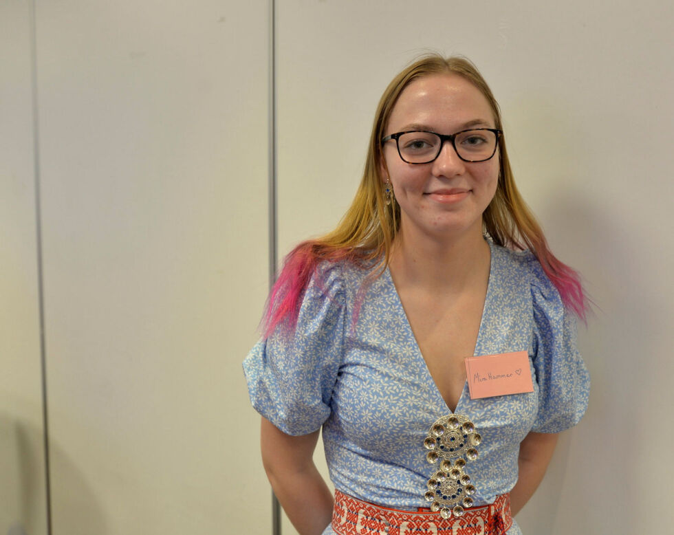 Mira Hammer har tatt steget inn i det samiske organisasjonslivet.
 Foto: Steinar Solaas