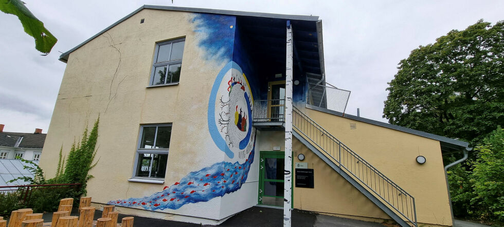 Oslo samiske skole har en egen fløy og inngang ved Nedre Bekkelaget skole.
 Foto: Steinar Solaas