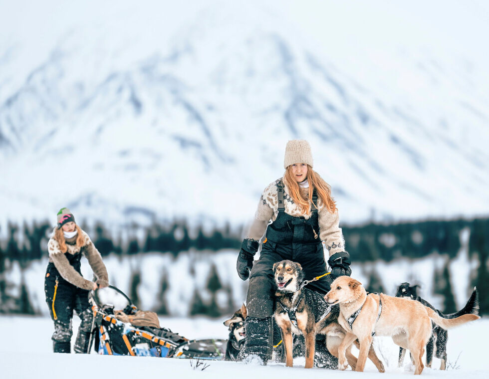 TV-serien Drømmen om Alaska startet sist søndag og har seks episoder.
 Foto: Øyvind Nordahl Næss