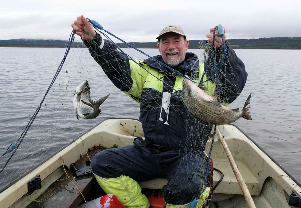 Siken i Øvre Pasvik er av utmerket kvalitet. Det er ikke uvanlig med individer på godt over kiloet. FOTO: YNGVE BEDDARI
 Foto: Yngve Beddari