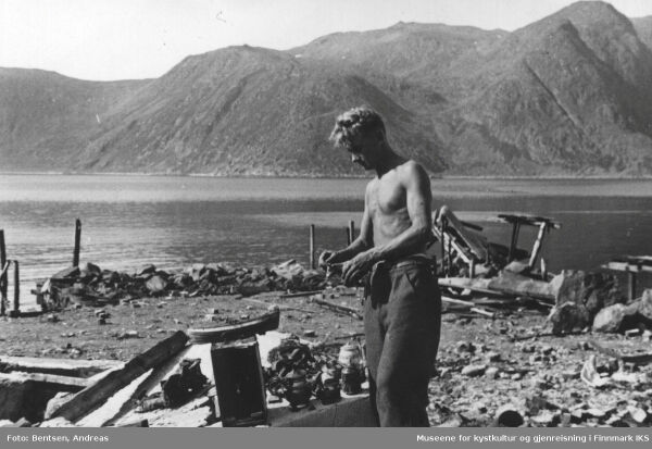 Øyenvitne i Finnmark i august 1945