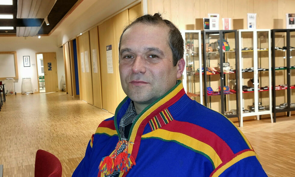 Peder Ingar Buljo er leder i Kanstad/Vestre Hinnøy reinbeitedistrikt.
 Foto: Steinar Solaas