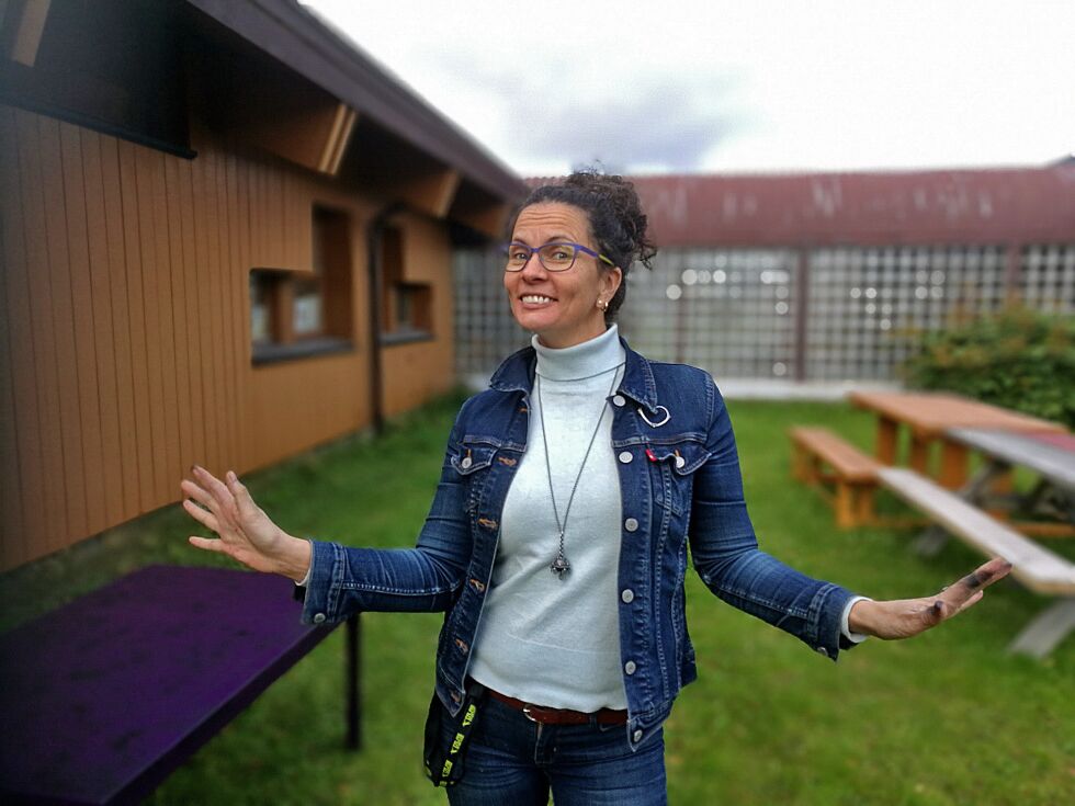 Ebba Joks ved Tana kulturkole er blant kandidatene til fylkeskulturprisen.
 Foto: Erik Brenli