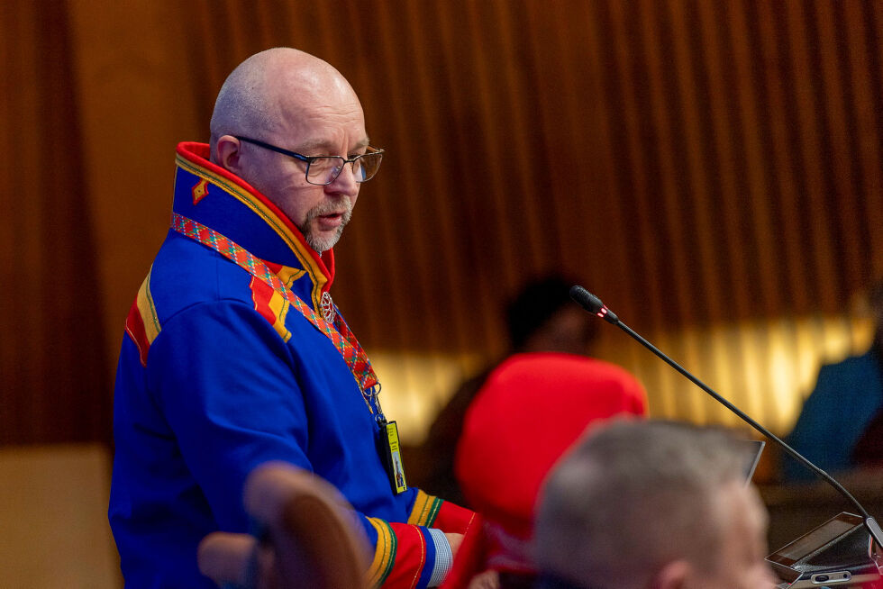 Knut Hærulf Wingstad går for ny periode på Sametinget.
 Foto: Cecilie Bergan Stuedal