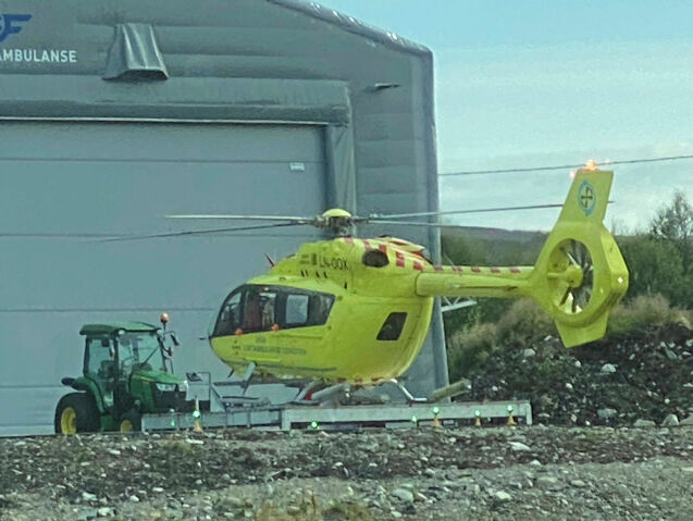 Ber helikopterbasen komme på plass