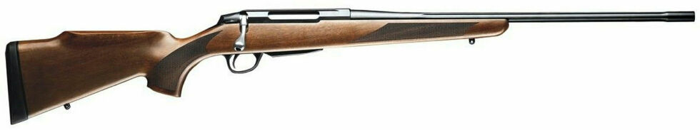 Tiltalen lød på skremmeskudd mot fiskere med en halvautomatisk salongrifle med 22 kaliber. Mindretallet trodde da også at en rifle av type Fn. Brown 22 er brukt. Men flertallet frikjente kvinnen.
 Foto: Ukjent