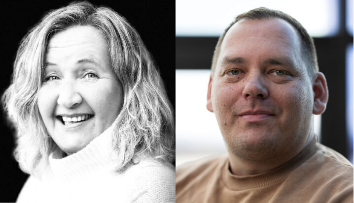 Elin Mathisen, ordførerkandidat Sør-Varanger SV
Henning Bråten, leder LO i Sør-Varanger
 Foto: Presse