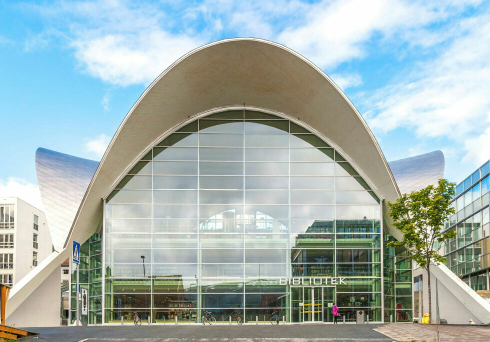 Tromsø bibliotek og byarkiv.
 Foto: Per Ivar Somby