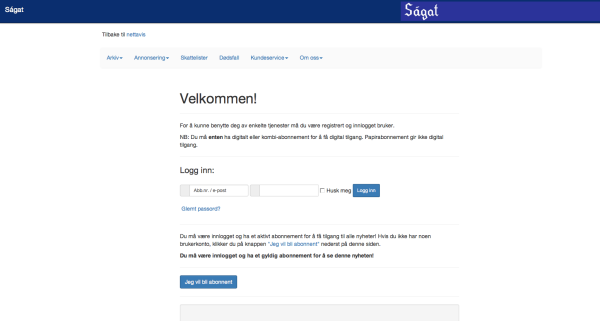 Problemer med nettavisa?