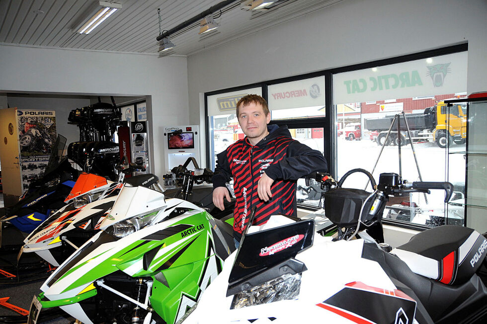 Aleksander Nordgaard gleder seg til å arrangere VM i snowcross i Kirkenes.
 Foto: Hallgeir Henriksen