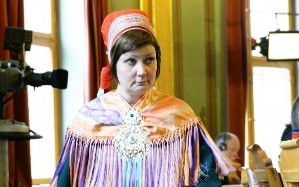 Sametingspresident Aili Keskitalo (NSR).
 Foto: Steinar Solaas