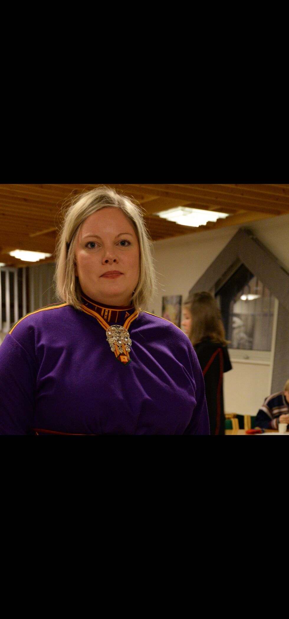 Salten sameforening, her ved leder Astri Dankertsen, ser store muligheter for lulesamisk satsing hvis Tysfjord deles.
 Foto: Steinar Solaas