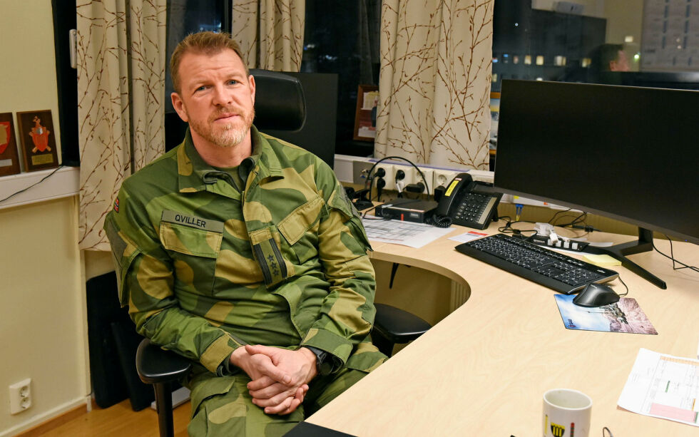Den kommende tiden vil Qviller bruke på å lære seg å kjenne Porsanger-bataljonen og HV-17.
 Foto: Irene Andersen