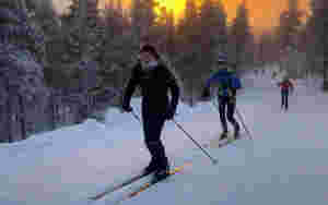 Skisamling på godt vinterføre