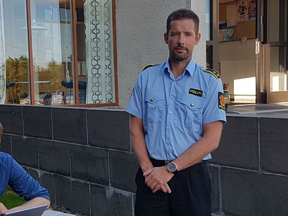 Etterforskningsleder Steffen Andreassen ved Finnmark politidistrikt leder politiets etterforskning av knivdrapet i Vadsø.
 Foto: Torbjørn Ittelin