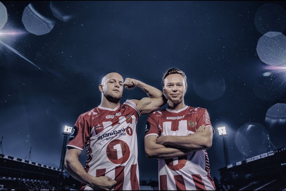 Finnmarkingene Magnus Andersen og Hans Norbye skal vise muskler i år.
 Foto: Marius Fiskum