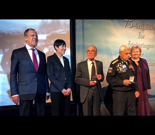Russisk veteran  fikk norsk medalje