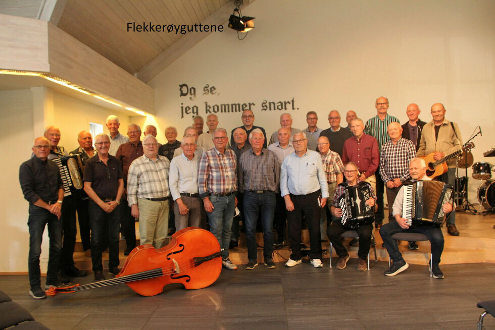 Flekkerøyguttene har opptrådt mer enn 1.500 ganger.
 Foto: Privat