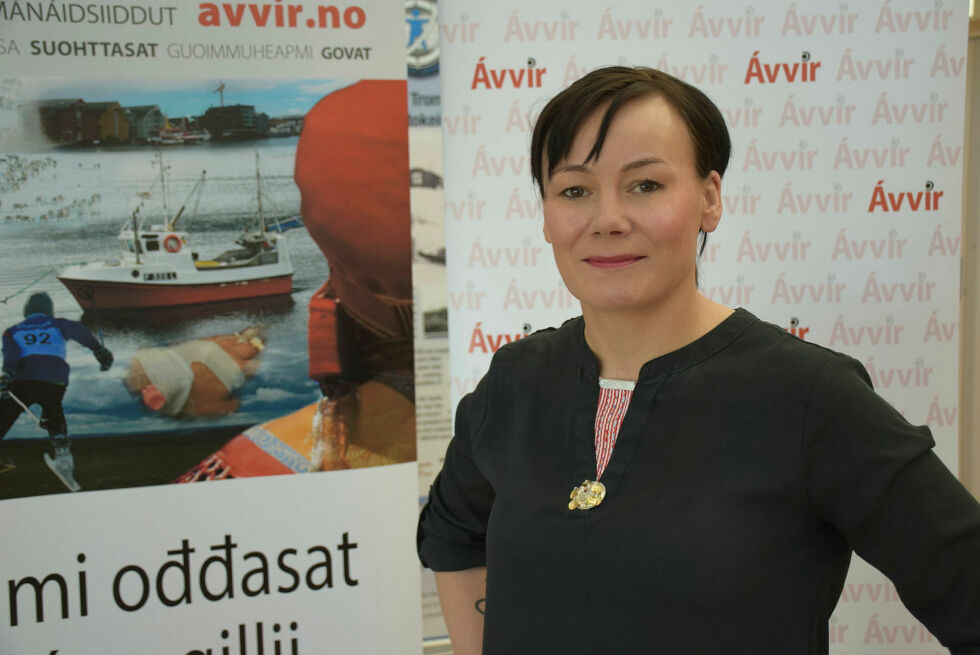 Re­dak­tør for Áv­vir, Kari Lis­beth Her­man­sen, fore­slås som nytt med­lem i Norsk Redaktørforening (NR).
 Foto: Nils Johan Vars
