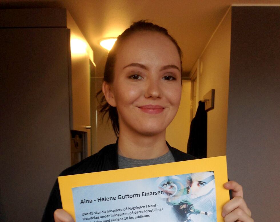 Drømmestipendvinner Aina-Helene Guttorm Einarsen
 Foto: Privat