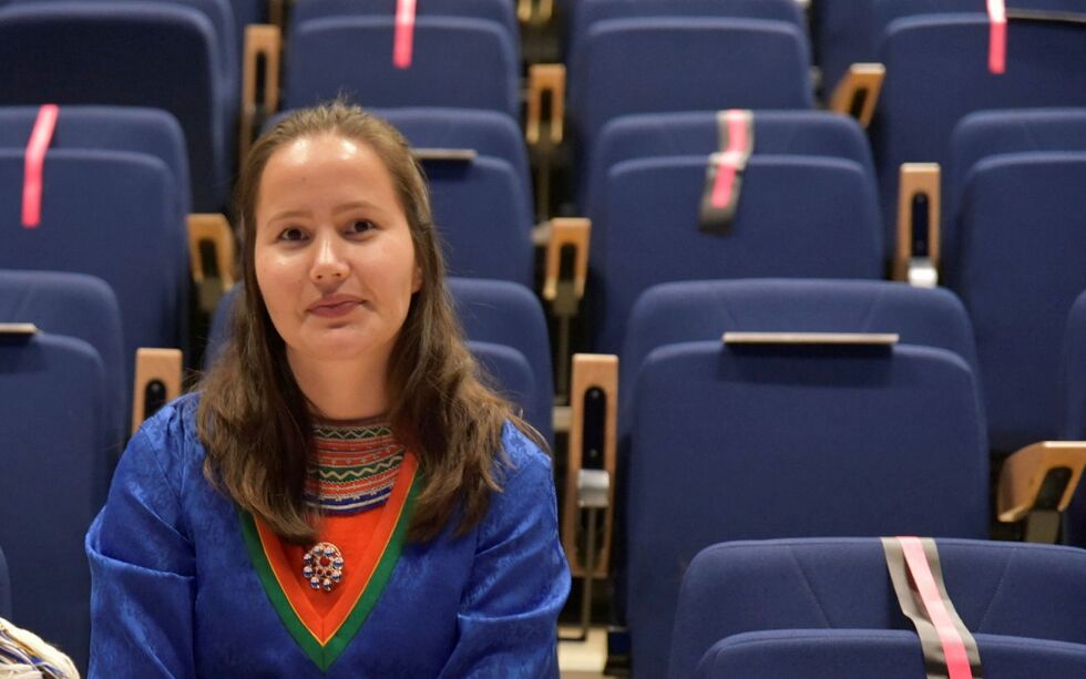 Sametingsråd Maja Kristine Jåma (NSR) har saksansvar for areal, klima, miljø og energi, samt kultur i sametingsrådet.
 Foto: Kristin Humstad