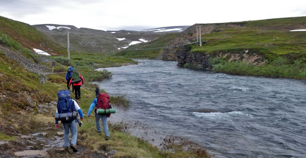 Årets sesong i Komagelva er den beste på flere år. Totalt ble det tatt opp i overkant av 3,8 tonn laks.
 Foto: Uno Mikkelsen