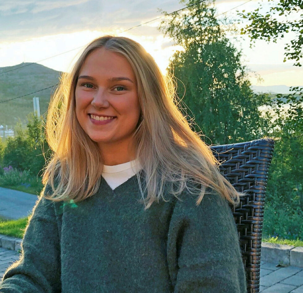 Katarina Jørstad Thoresen (22) har nettopp flytta til Tromsø for å fortsette studiene.
 Foto: Privat