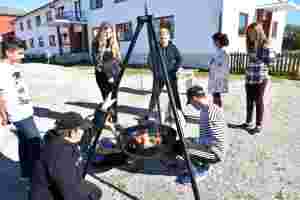 Børselv skole gjenåpnet med grillfest