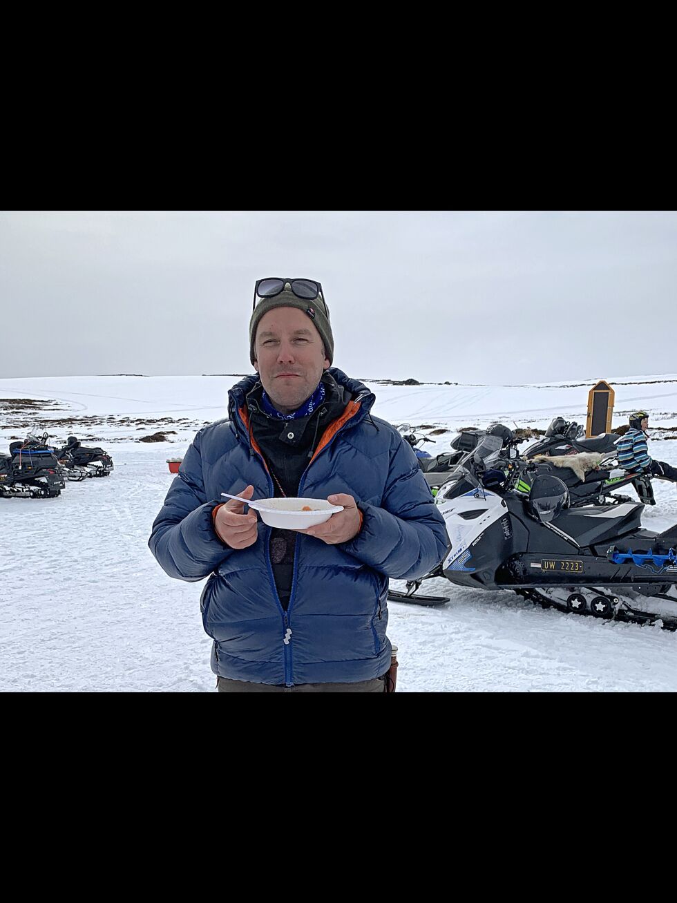 Ove Stødle var en av de som valgte å gå på ski opp til vannet. Han kunne dra hjem 5.000 kroner rikere.
 Foto: Lisbeth Myrvang