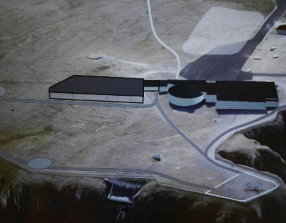 I et innspill til arbeidet med ny områdeplan for Nordkapphalvøya, har Rica/Scandic tegnet inn forslag til et nytt bygg på platået (bygget til venstre). Arkiv: Geir Johansen