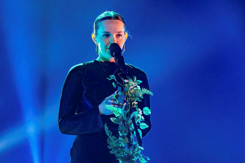 Kira Dalan-Eriksen er klar for fredagens kvartfinale i The Voice, der hun skal fremføre den svenske Grand Prix-låta «Tattoo».
 Foto: TV2