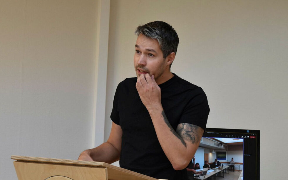 Glenn Jolma proklamerte at Høyre nå er på vei tilbake til tegnebrettet, slik at en arealplan snart kan vedtas.
Foto: Sara Olaussen Stensvold