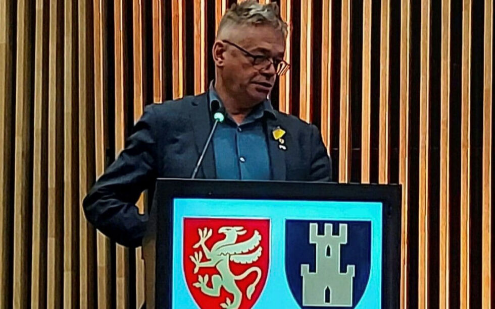 Fred Johnsen (Sp) mener pengene fylkeskommunen nå har kun bidrar til å redusere farten på forfallet.
 Foto: Privat